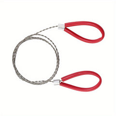 2pcs Stainless Steel Wire Saw for Camping