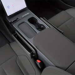 Car Seat Gap Storage Bag PU Leather Keep Belongings Secure & Organized