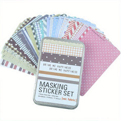 Korea Stationery Tin Boxed Journal Diary Sticker DIY School Supplies