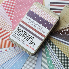 Korea Stationery Tin Boxed Journal Diary Sticker DIY School Supplies
