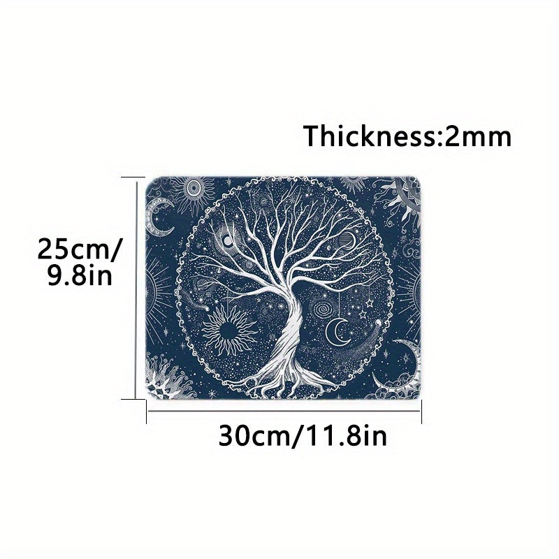 Tree of Life Mouse Pad Non Slip Base for Office Computer Laptop Gaming