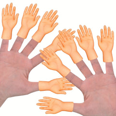 10 Pack Mini Finger Puppets - Soft and Durable for Puppet Shows and Pranks