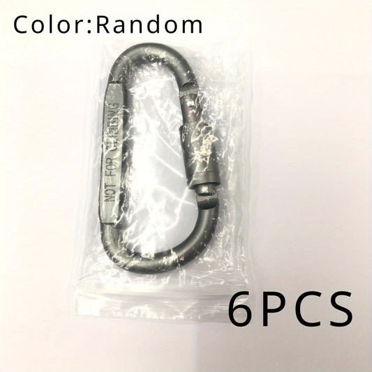 12pcs Thickened D-shaped Buckle for Camping Hiking