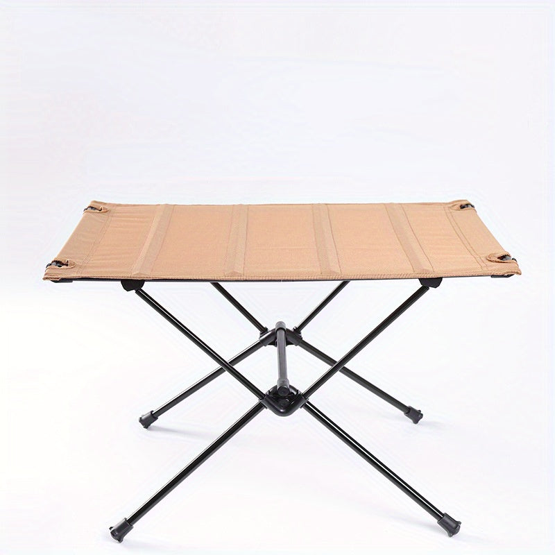 Outdoor Foldable Aluminum Alloy Cloth Table Camping Picnic Table