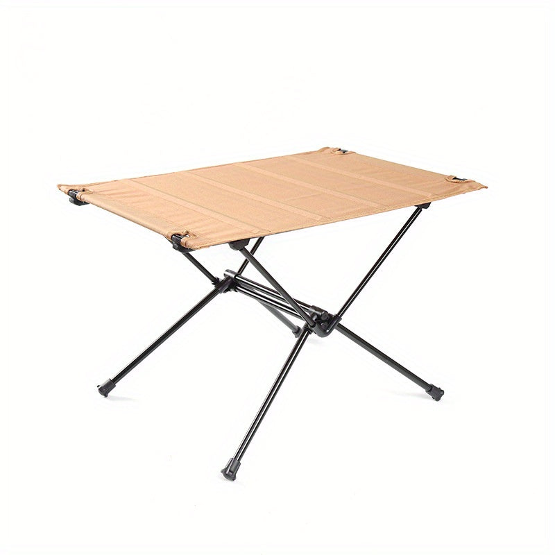 Outdoor Foldable Aluminum Alloy Cloth Table Camping Picnic Table