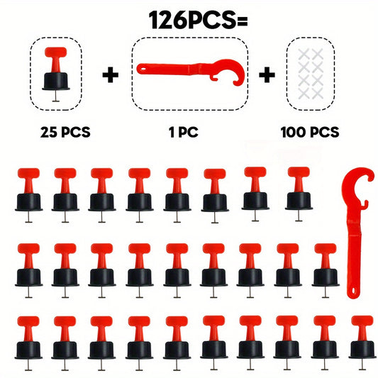 Tile Leveling Tool Cross-shaped Plastic Wall Tile Locator Adjustment Tool