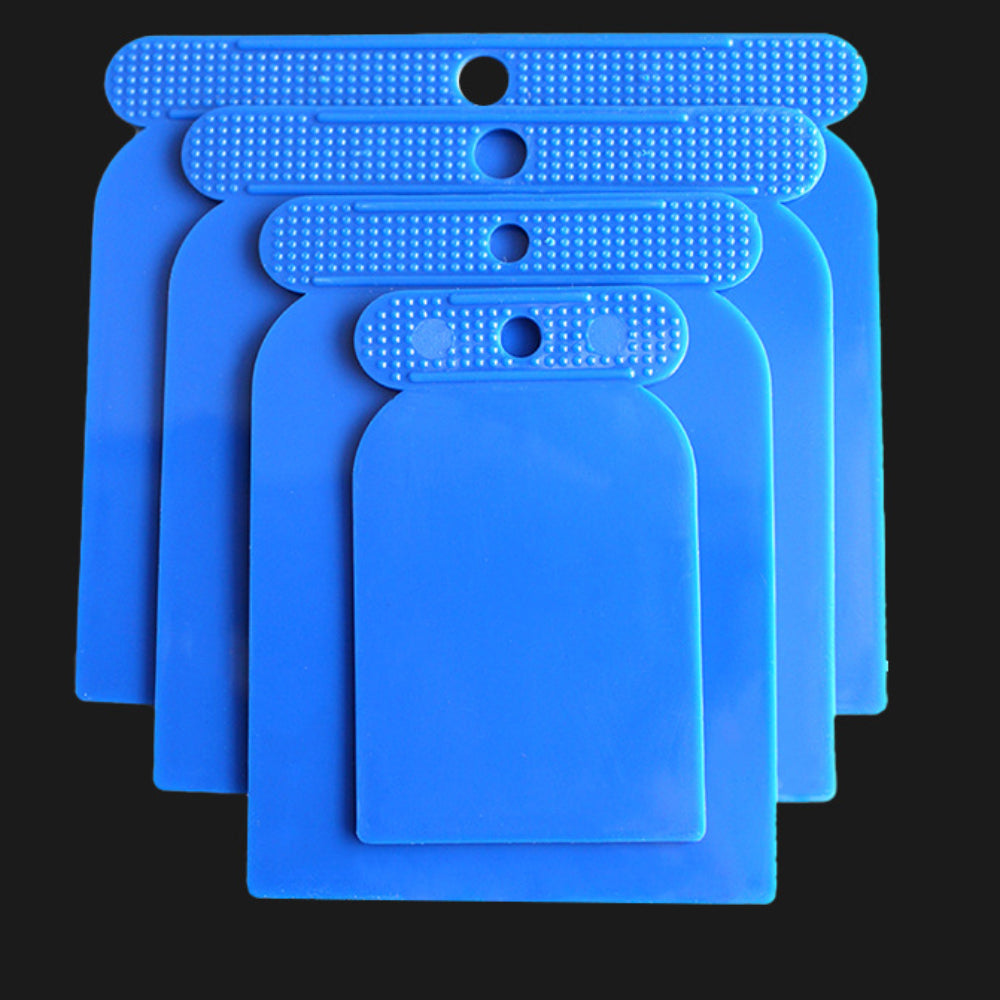 4pcs Plastic Paint Hanging Tools Putty Scraper Set
