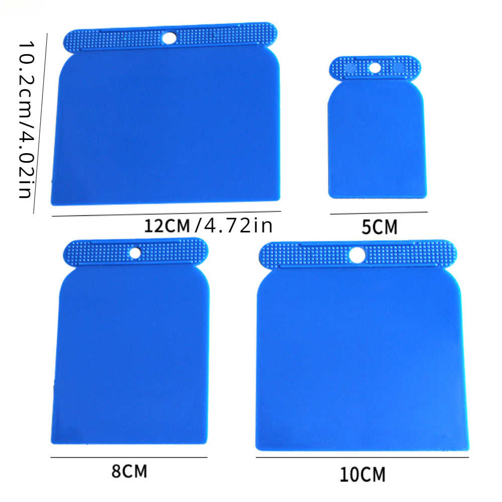 4pcs Plastic Paint Hanging Tools Putty Scraper Set