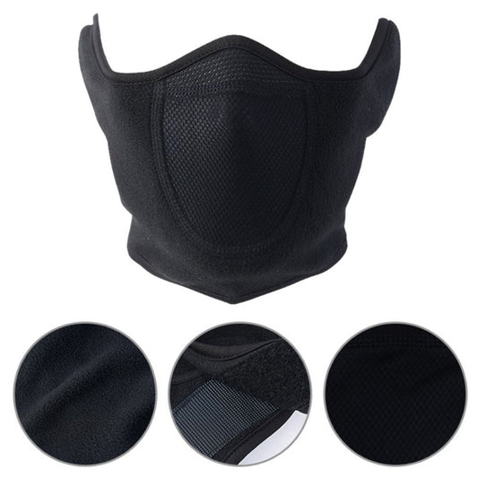 Winter Fleece Neck Warmer and Face Mask for Running Skiing Cycling