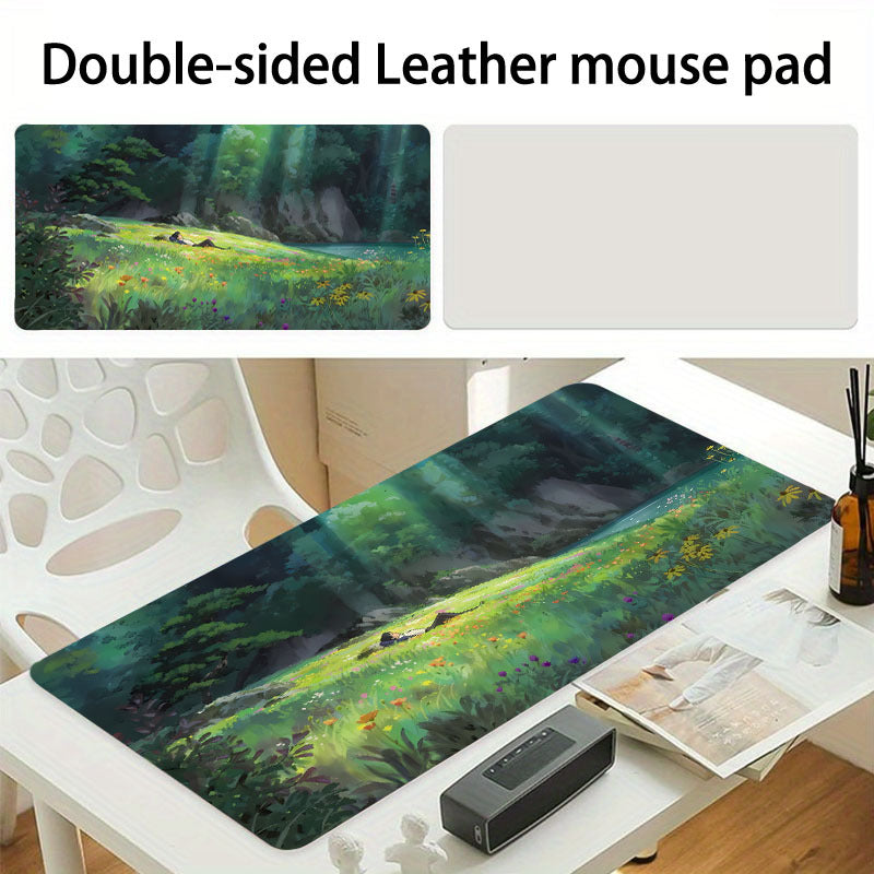 Anime Movie Japanese Manga Desk Pad Dual-Sided PU Leather Mat