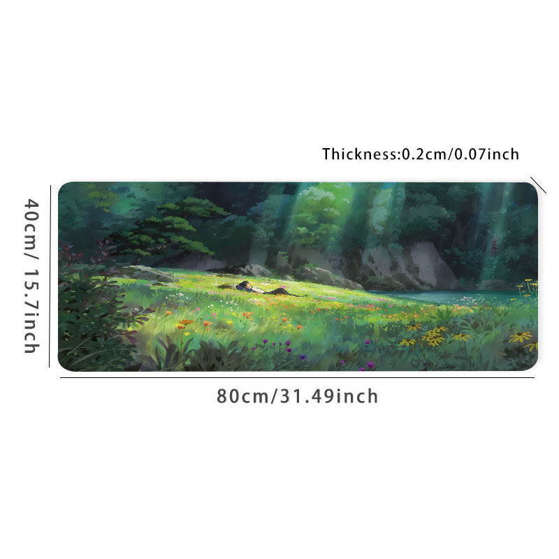 Anime Movie Japanese Manga Desk Pad Dual-Sided PU Leather Mat