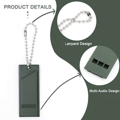 2PCS High Decibel Outdoor Survival Whistle for Camping and Hiking
