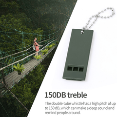 2PCS High Decibel Outdoor Survival Whistle for Camping and Hiking