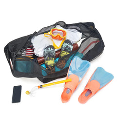 Nylon Diving Mesh Bag Snorkeling Fins Storage Tote