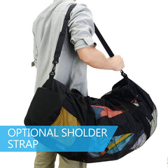 Nylon Diving Mesh Bag Snorkeling Fins Storage Tote