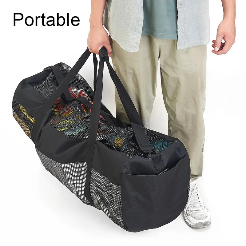 Nylon Diving Mesh Bag Snorkeling Fins Storage Tote