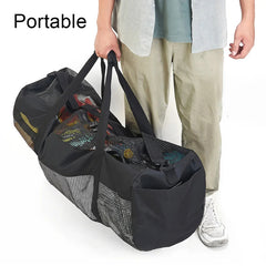 Nylon Diving Mesh Bag Snorkeling Fins Storage Tote