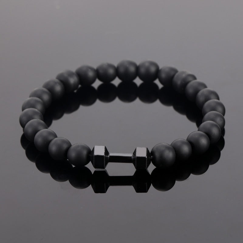 Stylish Dumbbell Beads Elastic Rope Bracelets