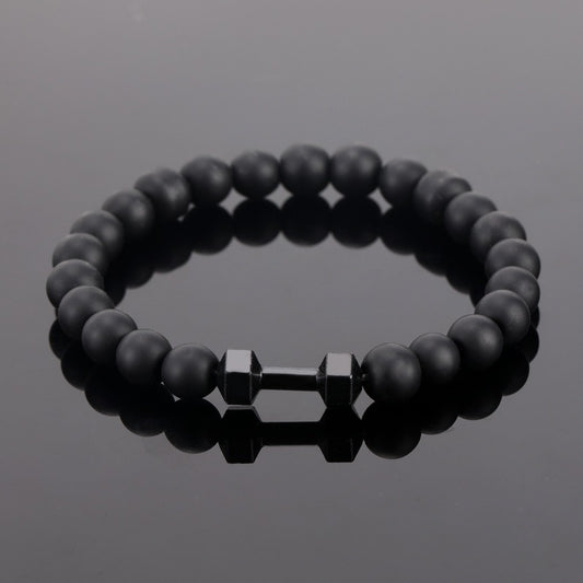 Stylish Dumbbell Beads Elastic Rope Bracelets