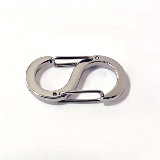 2pcs S buckle Keychain Keyring Outdoor Sports Backpack Hanging Buckle Key Ring