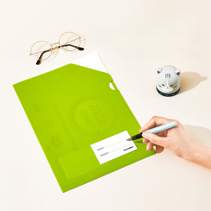 1pc A4 Envelope Document Bag Report Clip C-Shaped Flip Page Mouth