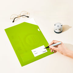1pc A4 Envelope Document Bag Report Clip C-Shaped Flip Page Mouth