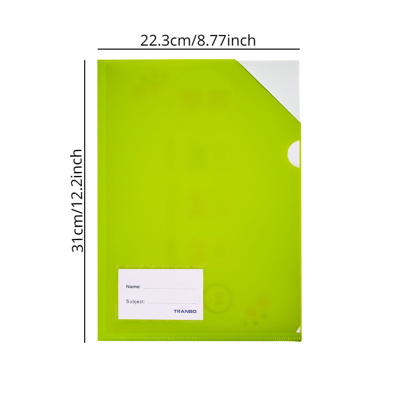 1pc A4 Envelope Document Bag Report Clip C-Shaped Flip Page Mouth
