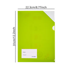 1pc A4 Envelope Document Bag Report Clip C-Shaped Flip Page Mouth