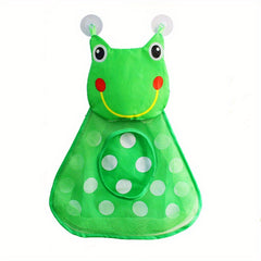 Bath Toy Storage Bag with Suction Cups Cartoon Design