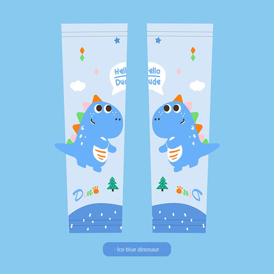 Girl's Cartoon Sunscreen Ice Sleeve Outdoor Quick-drying