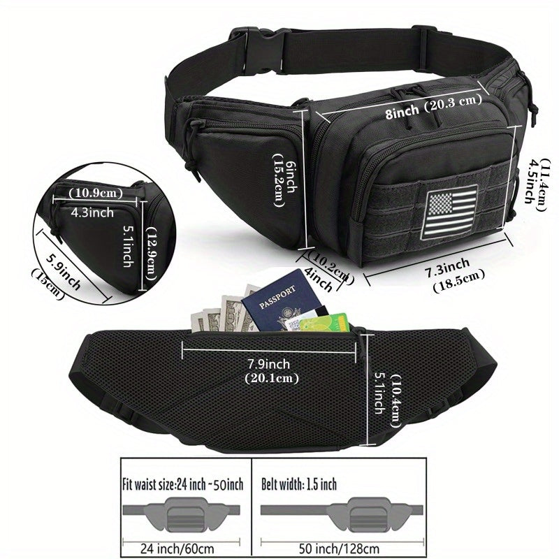 Multifunctional Outdoor Waist Bag Waterproof Fanny Pack