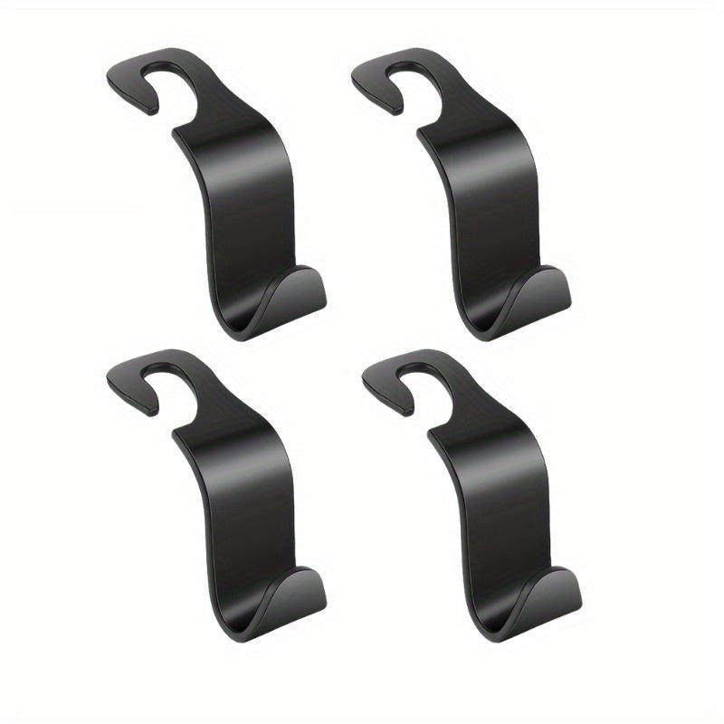 8pcs Car Storage Hook Headrest - Heavy Duty Hook for Bags Purses Water