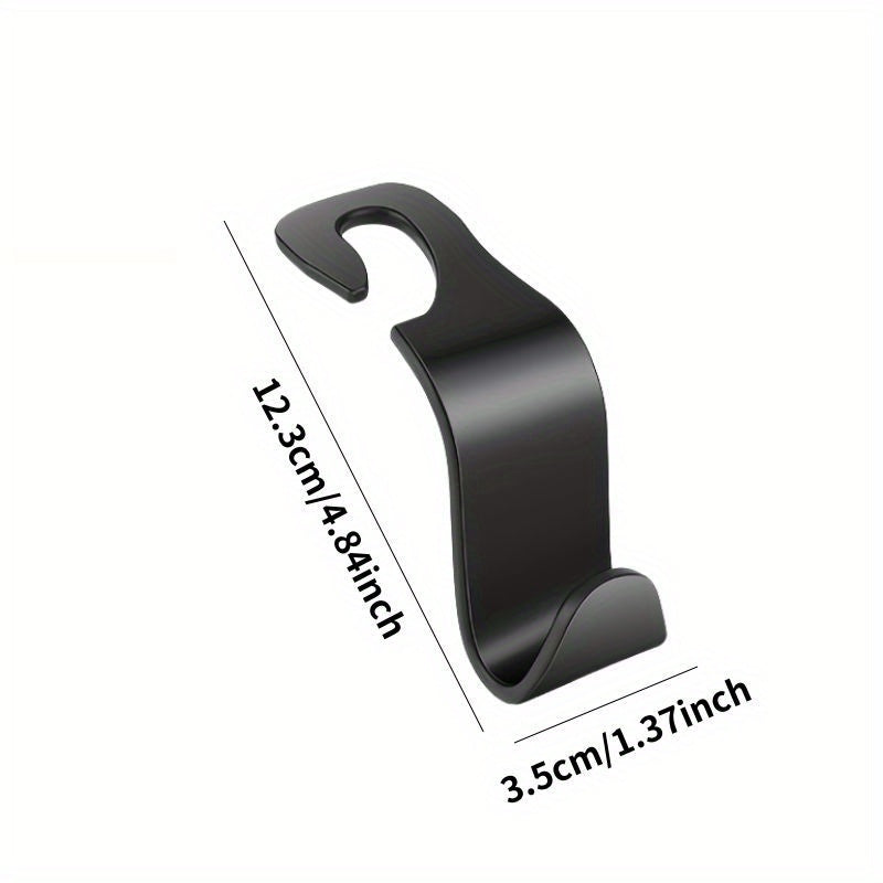 8pcs Car Storage Hook Headrest - Heavy Duty Hook for Bags Purses Water