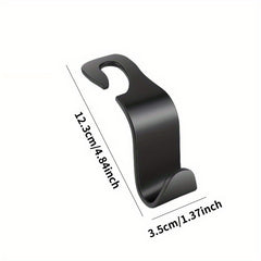 8pcs Car Storage Hook Headrest - Heavy Duty Hook for Bags Purses Water