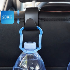 8pcs Car Storage Hook Headrest - Heavy Duty Hook for Bags Purses Water