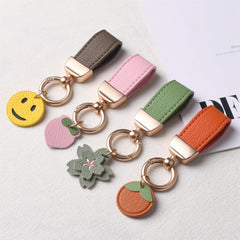 Stylish Faux Leather Keychain Car Key Chain Bag Pendant