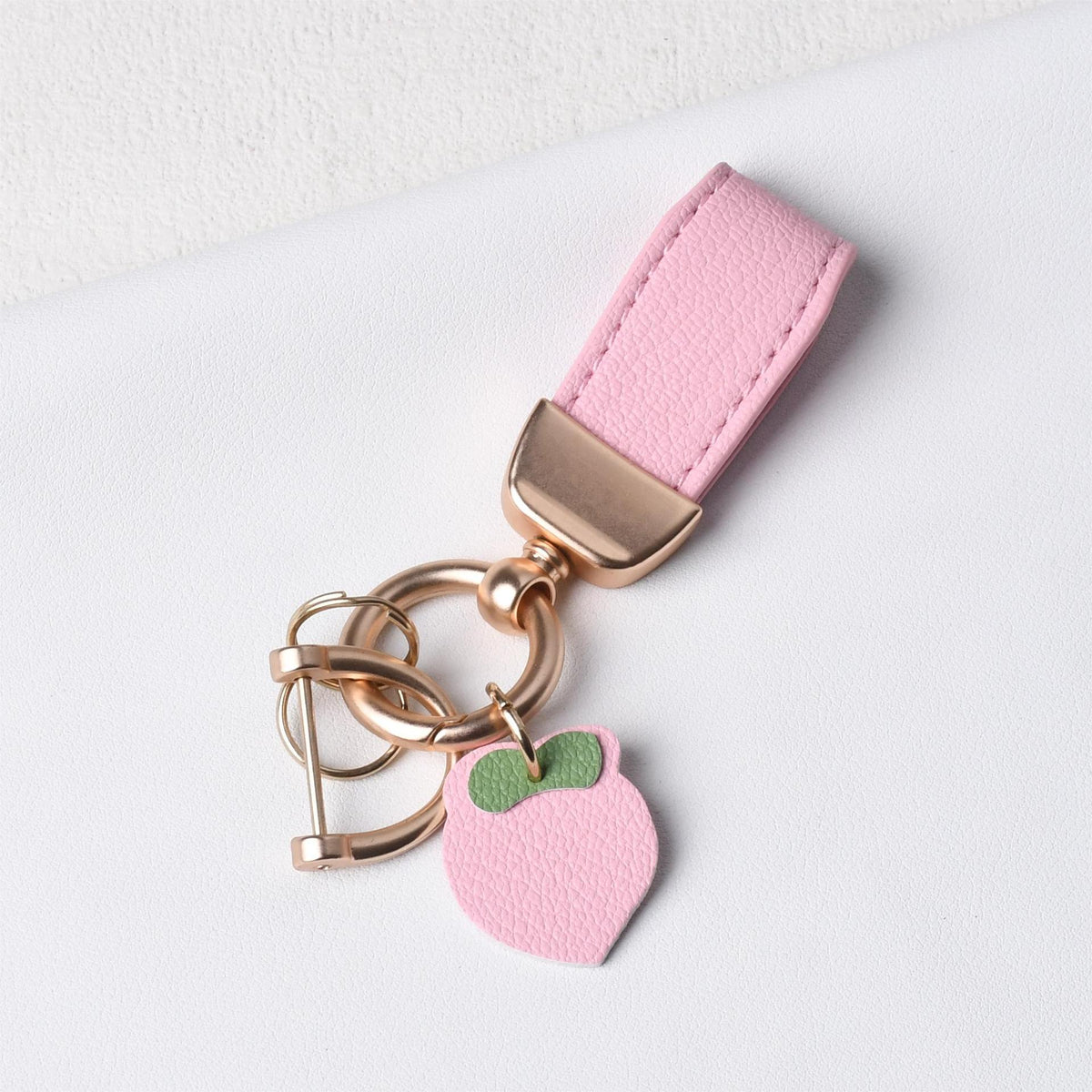 Stylish Faux Leather Keychain Car Key Chain Bag Pendant