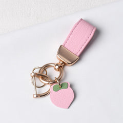 Stylish Faux Leather Keychain Car Key Chain Bag Pendant