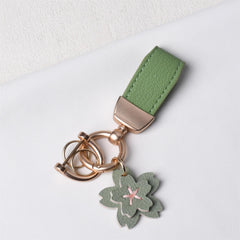 Stylish Faux Leather Keychain Car Key Chain Bag Pendant