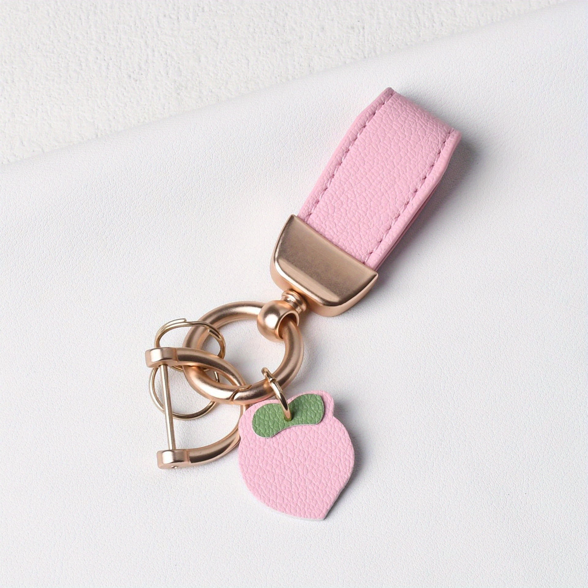 Stylish Faux Leather Keychain Car Key Chain Bag Pendant