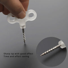 4PCS Camping Deck Nails Stainless Steel Windproof Rope Fixed Nails