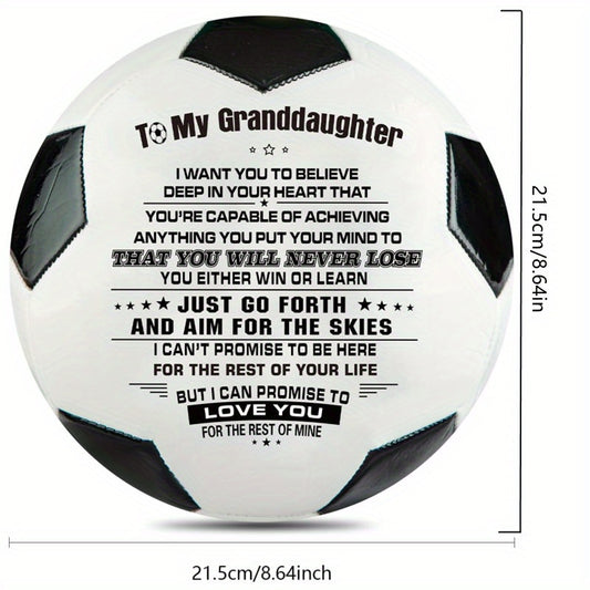 1pc Size 5 Soccer Indoor & Outdoor Games Training Football Ideal Gift