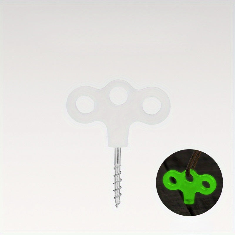 Reusable Plastic Luminous Ground Nail Camping Stake