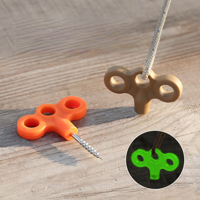 Reusable Plastic Luminous Ground Nail Camping Stake