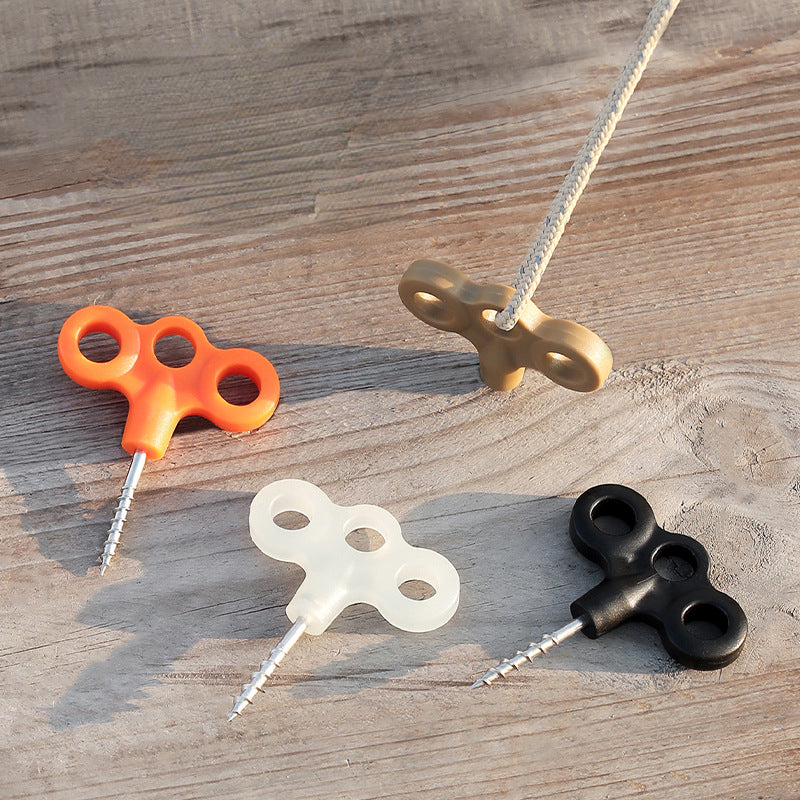 Reusable Plastic Luminous Ground Nail Camping Stake