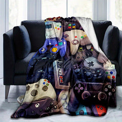 Game Controller Blanket Flannel Bedspread