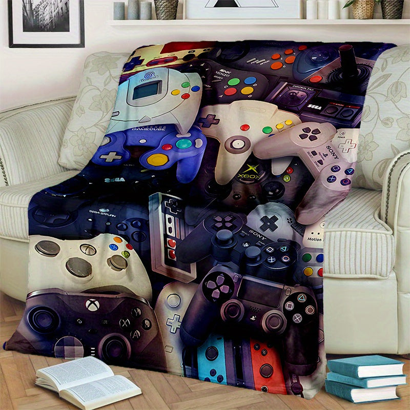 Game Controller Blanket Flannel Bedspread