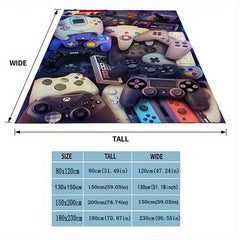Game Controller Blanket Flannel Bedspread