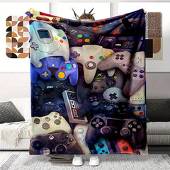 Game Controller Blanket Flannel Bedspread