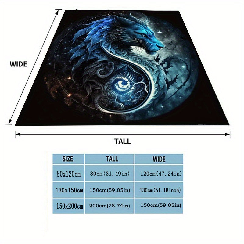 Dragon Couch Quilt Cover Flannel Blanket Bedspread